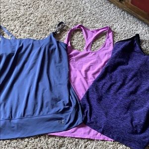 Bundle of Under armor tank tops and beyond yoga